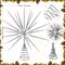 Silver Christmas Tree Topper 13.7 Inch - Silver Starburst Silver Tree Topper, Exploding Star Christmas Tree Decorations